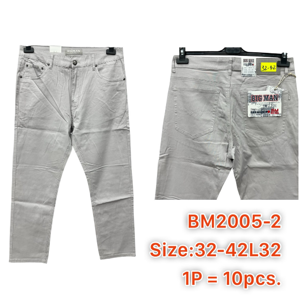 Spodnie męskie jeans Roz 32-42, 1 Kolor .Paczka 10 szt